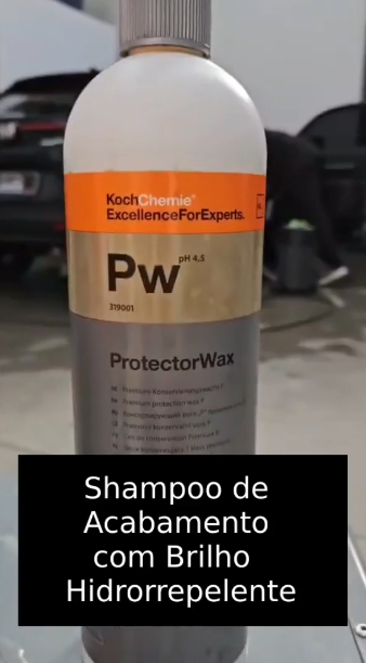 shampoo de acabamento com brilho hidrorrepelente