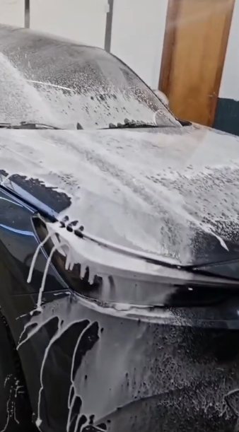 shampoo aplicação na lavagem automotiva
